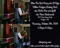 Alex The Red Parez aka El Rojo Returns to The Hilton Fairfax, VA Hotel Lobby Bar aka NoVa Bar and Grill! Thursday! October 17th, 2024 5:00pm-8:00pm! alexparez.com/shows