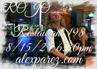 Alex The Red Parez aka El Rojo Returns to Restaurant 198 in Burtonsville, MD! Thursday, August 15th, 2024 6:30pm-9:15pm! alexparez.com/shows
