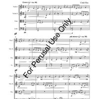 Lament, for string quartet