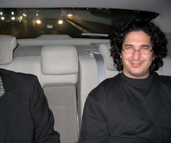 Bliss and exhaustion after the show. Chris headed to the post-show party at the Towers Rotana Hotel. Dubai, UAE
