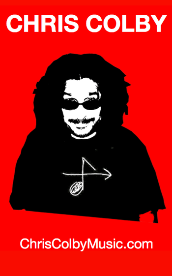 Chris Colby Icon Red, Black and White
