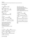 "We Care" - Lyrics & Chords in Bb Minor