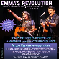 Songs of Hope & Resistance: A Benefit for Immigrant and Refugee Justice 7pm ET/4pm PT