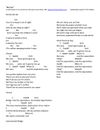 "We Care" - Lyrics & Chords as Sandy Plays Them
