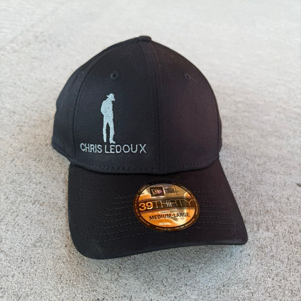 Flex-Fit Chris LeDoux Black/Charcoal Stitch Cap