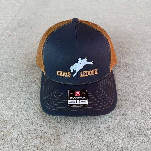 Chris LeDoux Navy/Caramel Hat