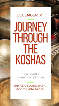 New Years Eve at Sacred Thread - Yoga and Soundbath