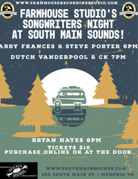 Farmhouse Studio Songwriter Night at South Main Sounds!