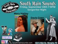 South Main Sounds Songwriter Night With Mary Hatley and Davis Coen!
