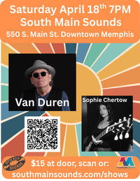 Van Duren and Sophie Chertow Return to South Main Sounds