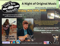 Melanie A. Davis and Pat Byrne Debut at South Main Sounds!