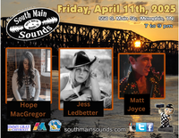 Hope MacGregor, Jess Ledbetter and Matt Joyce at South Main Sounds