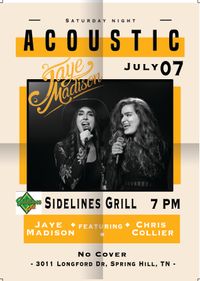 Jaye Madison @ Sidelines Grill Spring Hill