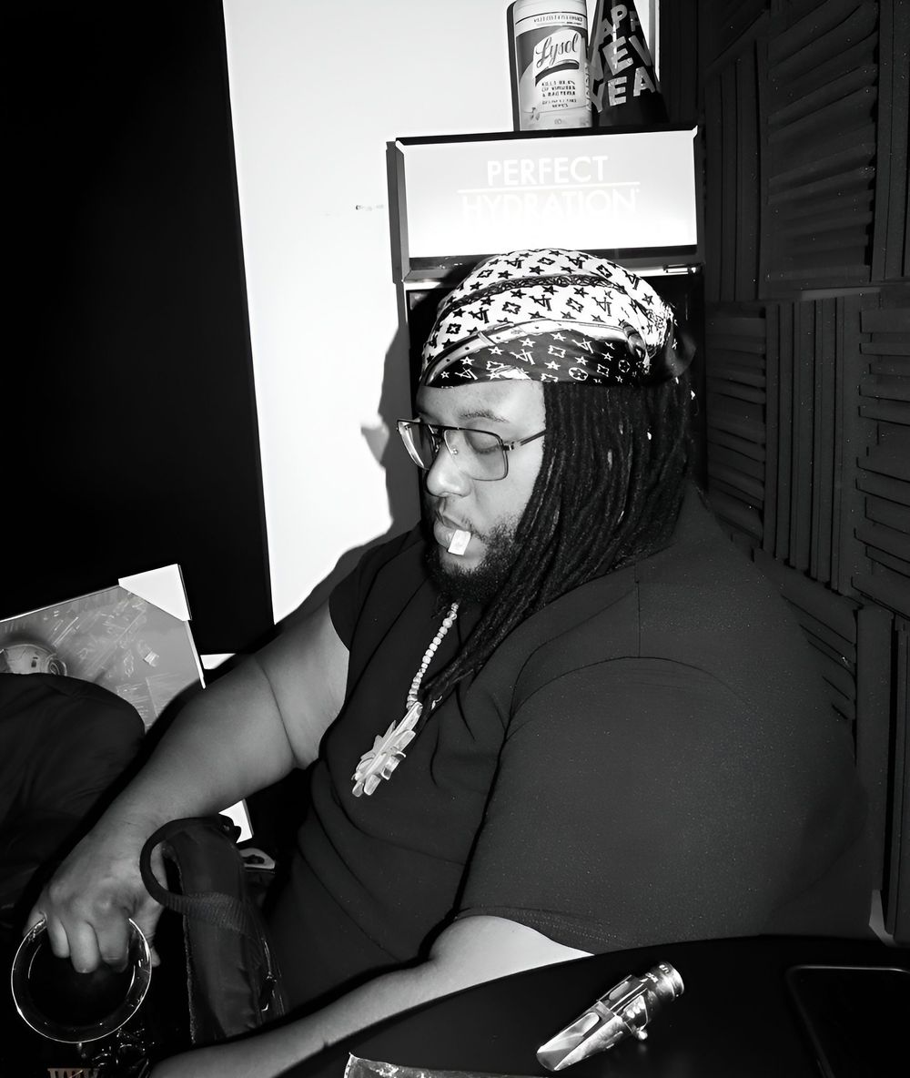 Big and tall male model David TV Barnes in a national DXL style campaign