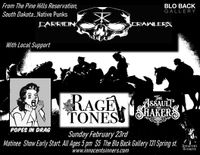Innocent Sinners Presents The Carrion Crawlers with localsThe Ragetones, Popes in Drag,  The Assault Shakers, more…Sunday February 23rd, All ages 5pm At the Blo Back Gallery 