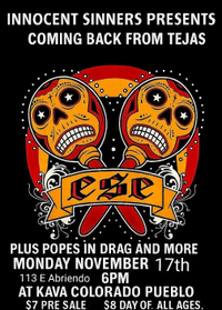 Innocent Sinners  presents Ese. Plus PID and more 