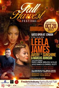 Fall Festival - Leela James and Avery Sunshine