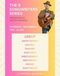 Dave Ries with The 9 Songwriter Series