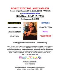 Benefit for Larry Carlson