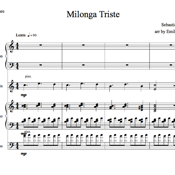 Miolonga Triste- Quartet