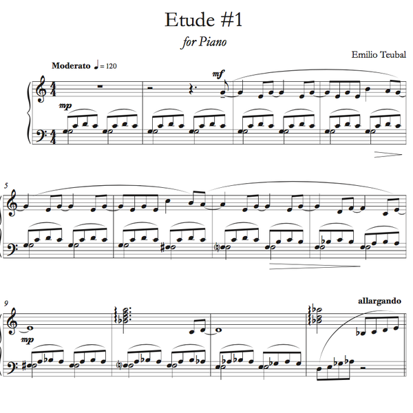 Etude #1