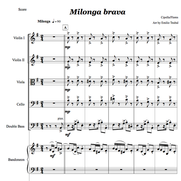 Milonga Brava-STRINGS