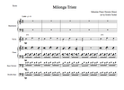 Milonga Triste-Quartet+Bass Clarinet
