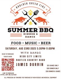 BootLeg @ Boulder Creek Fire & BBQ