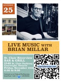 LIVE MUSIC with Brian Millar