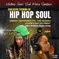 Whitney Jones' Soul Music Sundays: HIP HOP SOUL NIGHT