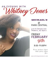 An Evening with Whitney Jones @ Michael's Park Central