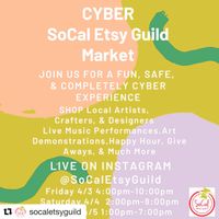 *Virtual Show* - Socal Etsy Guild - on Instagram @dreemonmusic - Free (Donations Only)