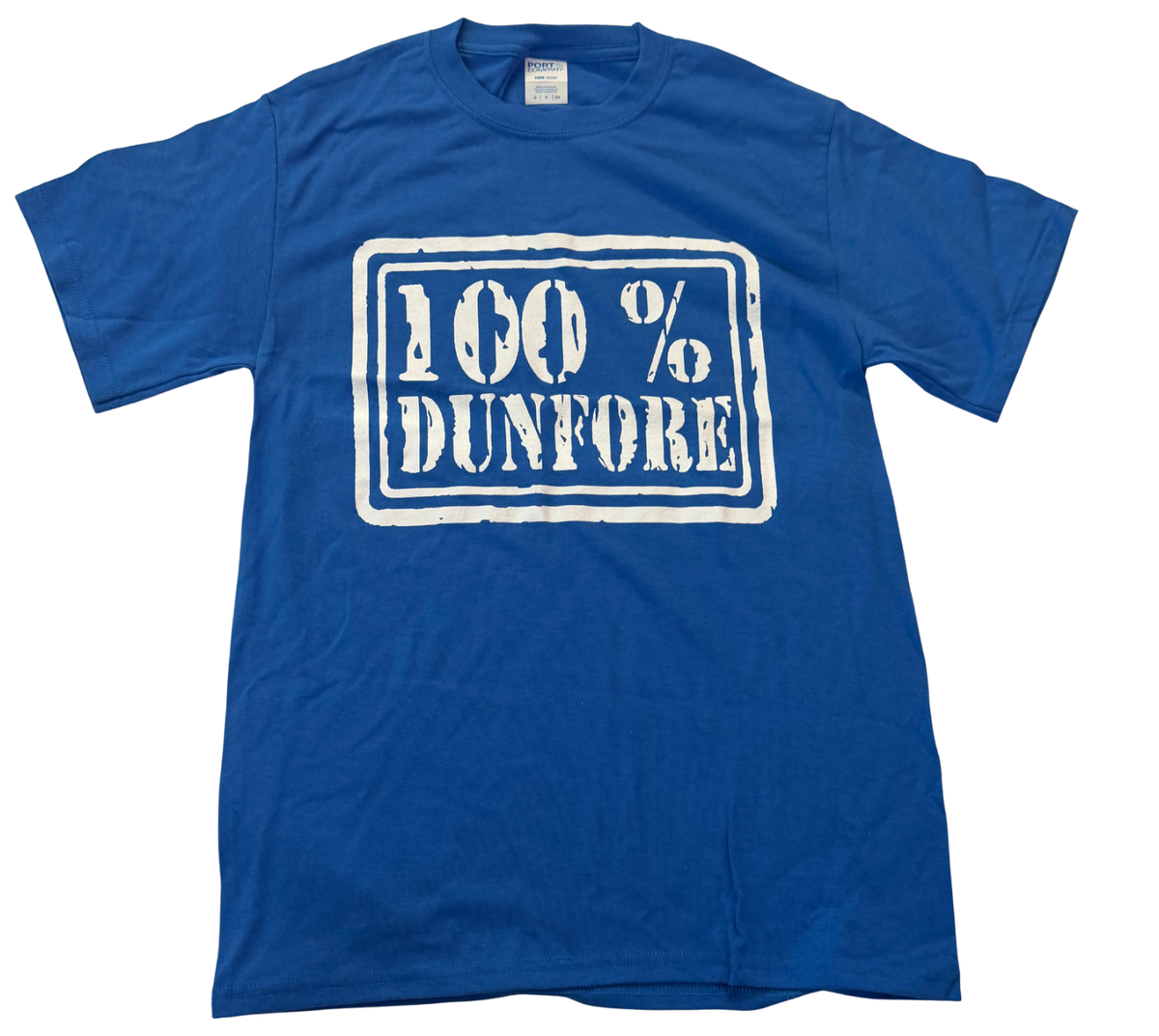 BLUE 100% Dunfore T-shirt