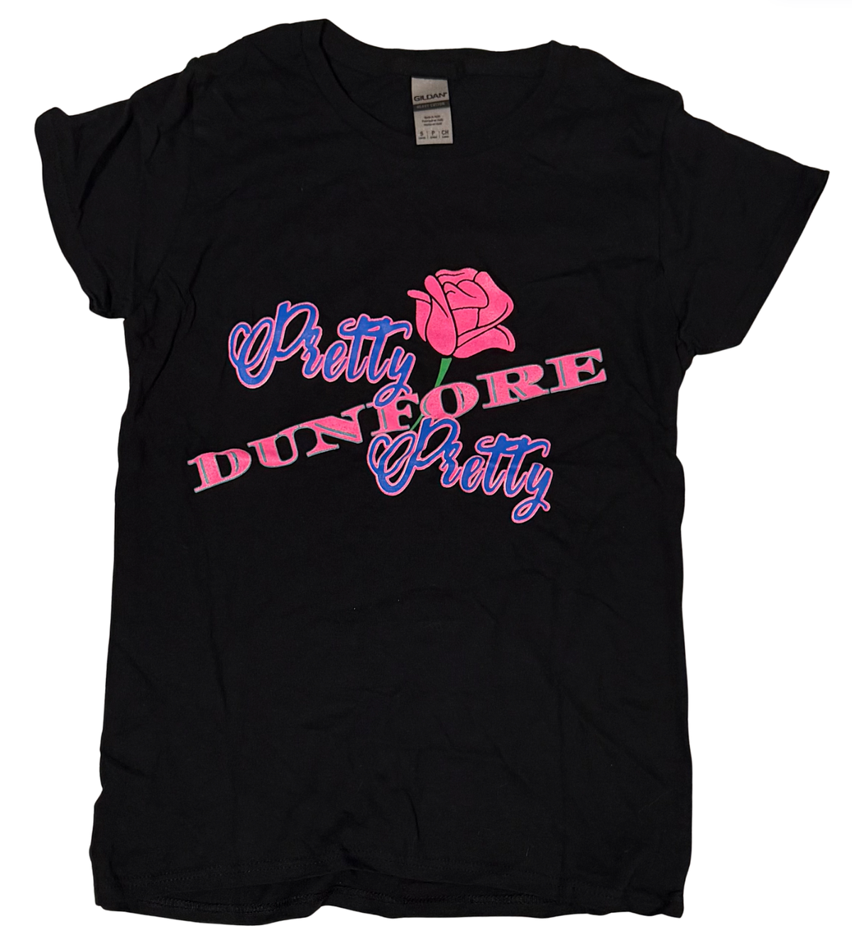 LADIES: Pretty Pretty Dunfore BLACK T-shirt