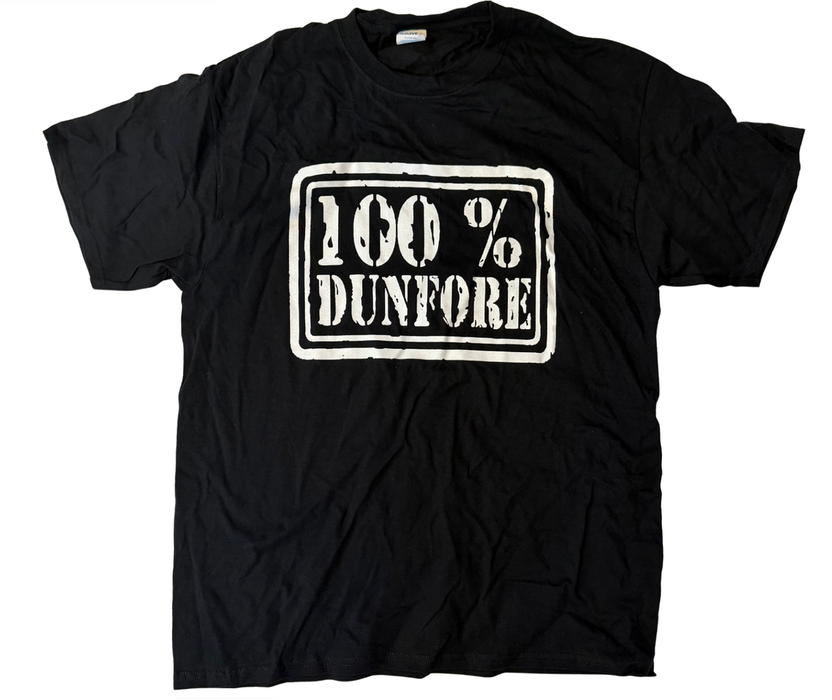 BLACK 100% Dunfore T-shirt