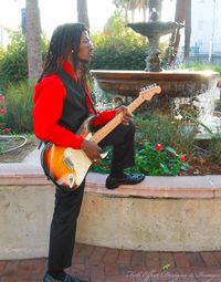 John David Black (The Guitari$t) with Eboniramm at Doko Meadows 