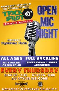 Trickshots Open Mic
