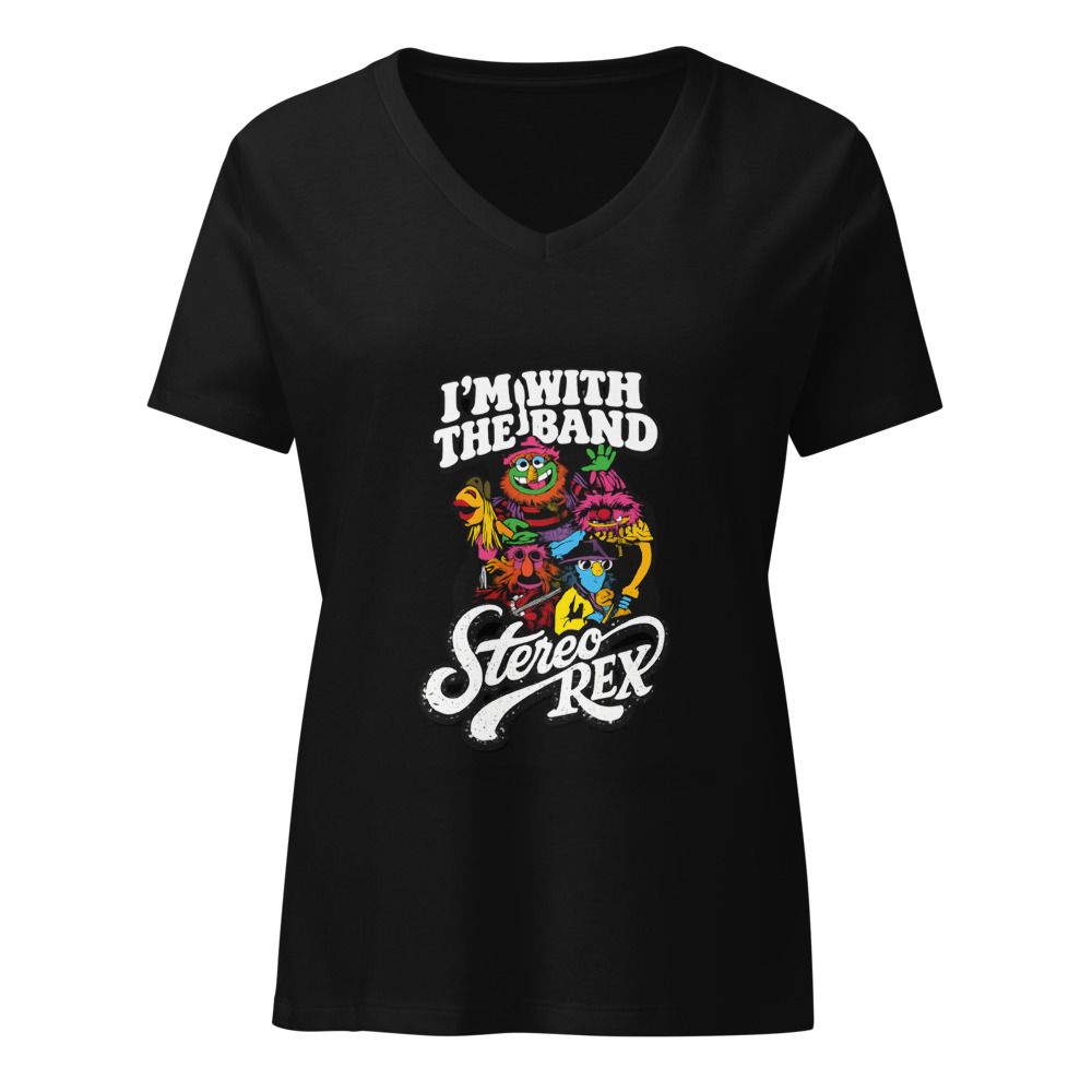 Women's Relaxed V-Neck T-Shirt | Bella Canvas 6405CVC