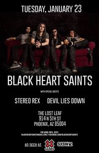 Black Heart Saints w/ Stereo Rex and Wurmfur