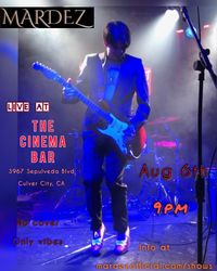 Mardez LIVE at The Cinema Bar 