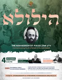 Hilula of the Aish Kodesh of Piaseczna