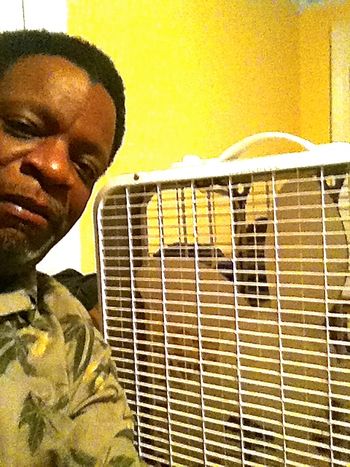 Hanging out with my biggest fan :-)
