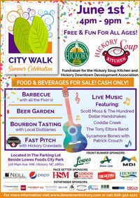 Sycamore Bones at the Hickory City Walk Celebration