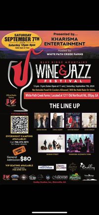 Wine & Jazz Fest w/Kharisma Band