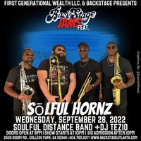 Backstage Jams w/Sōlful Hornz