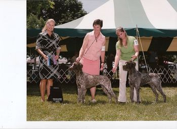 Bobbi & Shooter BOW & WD under a judge we admire
