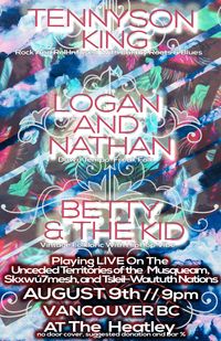 Logan and Nathan w/Betty and The Kid, Tennyson King