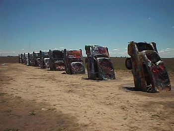 Photo for "Tired World" taken at the Cadillac Graveyard
