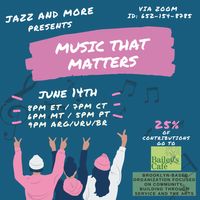 Jazz and More Presents: Music That Matters