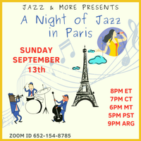 Jazz and More Presents:  A Night of Jazz in Paris